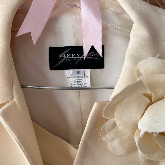 Designer Sunny Choi 100% Silk Pant Suit đź’› - Picture 3 of 5